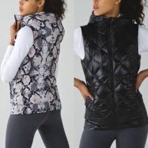 Lululemon Reversible Puffer Vest Sz 6